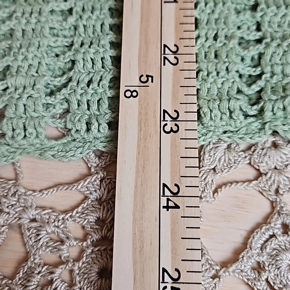 Vintage Croft & Barrow Crocheted Knit Tank Top - Picture 9 of 9